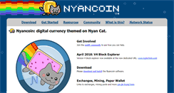 Desktop Screenshot of nyancoin.info